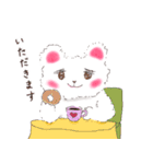 ふわふわ白くまの敬語(カラフルver.)（個別スタンプ：27）