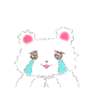ふわふわ白くまの敬語(カラフルver.)（個別スタンプ：34）