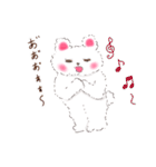 ふわふわ白くまの敬語(カラフルver.)（個別スタンプ：39）