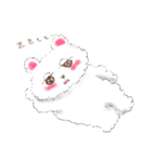 ふわふわ白くまの敬語(カラフルver.)（個別スタンプ：40）