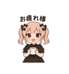 【ゴスロリ娘の彼女】（個別スタンプ：1）