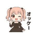【ゴスロリ娘の彼女】（個別スタンプ：3）