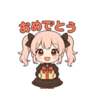 【ゴスロリ娘の彼女】（個別スタンプ：5）