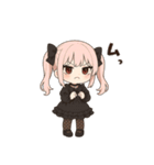 【ゴスロリ娘の彼女】（個別スタンプ：7）