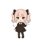 【ゴスロリ娘の彼女】（個別スタンプ：8）
