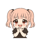 【ゴスロリ娘の彼女】（個別スタンプ：13）