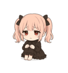 【ゴスロリ娘の彼女】（個別スタンプ：15）
