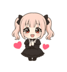 【ゴスロリ娘の彼女】（個別スタンプ：24）