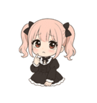 【ゴスロリ娘の彼女】（個別スタンプ：25）