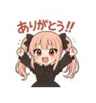 【ゴスロリ娘の彼女】（個別スタンプ：33）