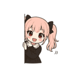 【ゴスロリ娘の彼女】（個別スタンプ：35）