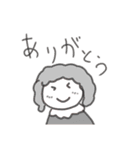 感謝のスタンプ(レトロ風？）（個別スタンプ：5）