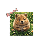 愛らしいクオッカ3（日本語）（個別スタンプ：11）