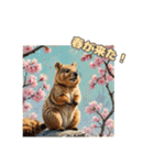 愛らしいクオッカ3（日本語）（個別スタンプ：12）