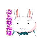 うさぎのプー太 日常スタンプ（個別スタンプ：3）