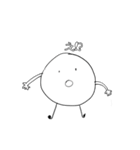 白いマルスタンプ（個別スタンプ：5）
