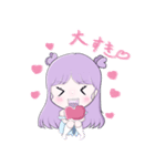つきスタンプ。（個別スタンプ：8）