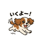 キャバリア きなこの日常（個別スタンプ：4）