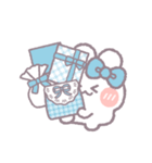 推し活うしゃぎ！！ 水色（個別スタンプ：34）