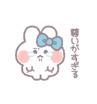 推し活うしゃぎ！！ 水色（個別スタンプ：40）
