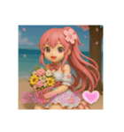 私から大好きな君へ（個別スタンプ：8）