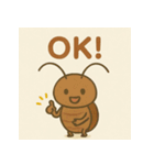 ゆるふわゴキブリのスタンプ（個別スタンプ：11）