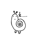 質問攻めのかたつむり（個別スタンプ：11）