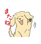 陽気なダックスフンド/イエロー（個別スタンプ：26）