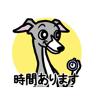 【ブルー2】1年中使えるイタグレのスタンプ（個別スタンプ：21）