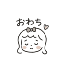 ribbon girl bibi ୨୧（個別スタンプ：8）