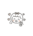 ribbon girl bibi ୨୧（個別スタンプ：16）