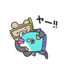 くまさんダイバー（個別スタンプ：5）