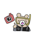 くまさんダイバー（個別スタンプ：21）