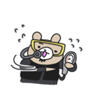 くまさんダイバー（個別スタンプ：25）