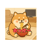 ぽっちゃりまる柴犬（個別スタンプ：22）