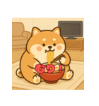 ぽっちゃりまる柴犬（個別スタンプ：36）