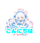 天使にゃんこの日常スタンプ♡（個別スタンプ：2）