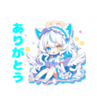 天使にゃんこの日常スタンプ♡（個別スタンプ：8）