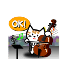 猫ちゃん交響楽団(動く)（個別スタンプ：12）