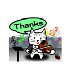 猫ちゃん交響楽団(動く)（個別スタンプ：14）