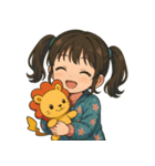 さまざまなもーちゃん（個別スタンプ：8）