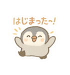 ポイ活＆無料配布をたしなむペンギン（個別スタンプ：3）