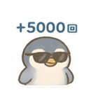 ポイ活＆無料配布をたしなむペンギン（個別スタンプ：8）