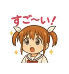 ツインテールとセーラー服（個別スタンプ：4）