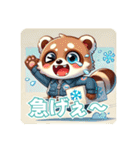 たぬきのPon吉〜配達員〜（個別スタンプ：21）
