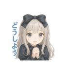 感情あふれるロリメイドちゃんスタンプ（個別スタンプ：6）