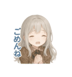 感情あふれるロリメイドちゃんスタンプ（個別スタンプ：9）