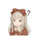 感情あふれるロリメイドちゃんスタンプ（個別スタンプ：14）