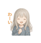 感情あふれるロリメイドちゃんスタンプ（個別スタンプ：16）