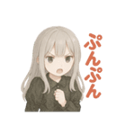 感情あふれるロリメイドちゃんスタンプ（個別スタンプ：18）